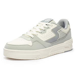 361° Non-slip Lightweight Low-Top Skateboard Shoes Men's Gray White 1 2992081