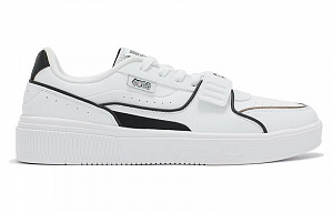 361° Anti-Slip And Wear-Resistant Lightweight Low-Top Skateboard Shoes Men's White Black 1 2992108