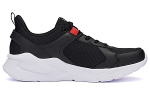 361° Shock Absorbing, Non Slip, Wear Resistant, Breathable And Lightweight Low Top Running Shoes Men's Black Red 1 2992123