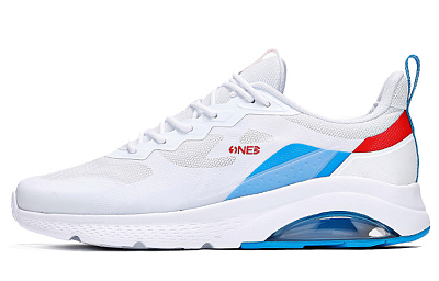 361° Durable Breathable Low-Top Sports Casual Shoes Men's White Blue