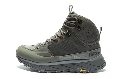 Jack Wolfskin Slip Resistant, Abrasion Resistant, Waterproof, And Breathable High Top Outdoor Shoes Women's