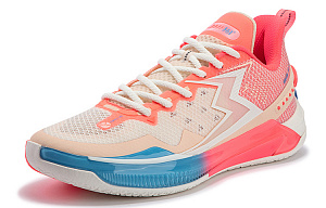 361° BIG3 5.0 Quick Basketball Shoes Unisex Low top Feather White/Smoothie Peach 1 2992303