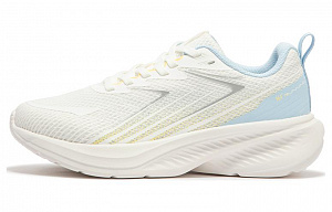 361° Cushioning Lightweight Low-Top Running Shoes Women's White Blue Yellow