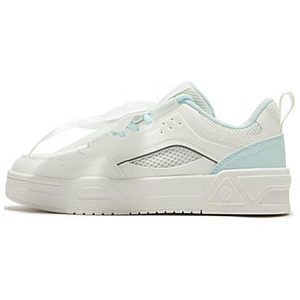 361° Crescent Anti Slip Wear Resistant Low Top Skateboard Shoes Women's White Blue