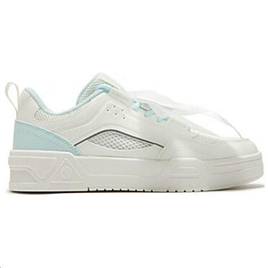 361° Crescent Anti Slip Wear Resistant Low Top Skateboard Shoes Women's White Blue 1 2992868