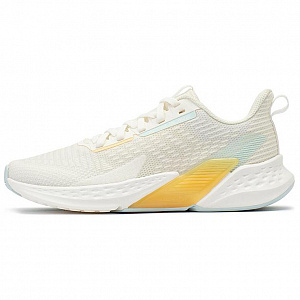 361° Volcano SE Anti-Slip And Wear-Resistant Breathable Low-Top Running Shoes Women's White Yellow