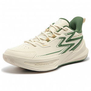 361° Durable Cushioning Low-Top Basketball Shoes Men's Beige Green 1 2992933