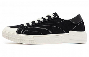361° Abrasion Resistant Slip Resistant Low Top Skateboard Shoes Men's Black White