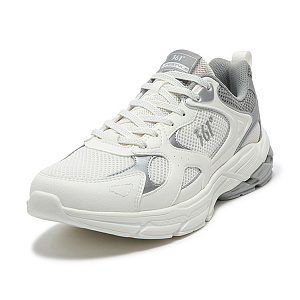 361° Abrasion Resistant Slip Resistant Low Top Casual Shoes Men White Gray 1 2992962