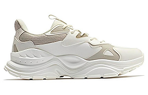 361° Anti Slip Wear Resistant Low Top Sports Casual Shoes Men's White Yellow 1 2992995