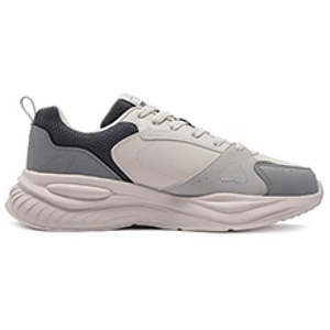 361° Anti-Slip Wear-Resistant Low-Top Casual Running Shoes Men's White Gray 1 2993019