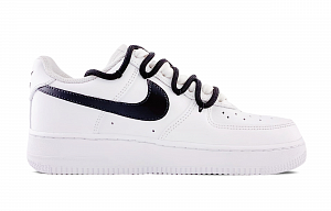 Nike Air Force 1 Durable Lightweight And Breathable Low-Top Skateboard Shoes Unisex Black White 1 2993093