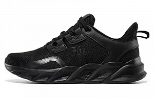 361° Cushioning Wear-Resistant Low-Top Running Shoes Women's Black