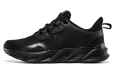 361° Cushioning Wear-Resistant Low-Top Running Shoes Women's Black