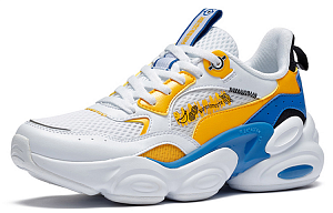361° Minions Collaboration Collection Chunky Sneakers Women's Low top White/Vintage Yellow 1 2993144