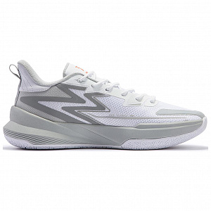 361° Big3 Team Big3 Team 2nd Generation Wear-Resistant Low-Top Basketball Shoes Men's White Gray 1 2993153