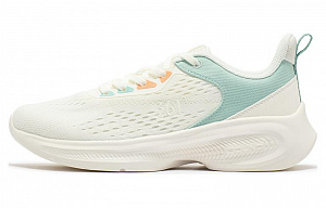 361° Anti-Slip Wear-Resistant Low-Top Running Shoes Women's White Green