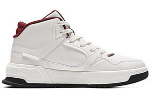 361° Mecha Domination Anti-Slip Wear-Resistant High-Top Skateboard Shoes White Black Red 1 2993281