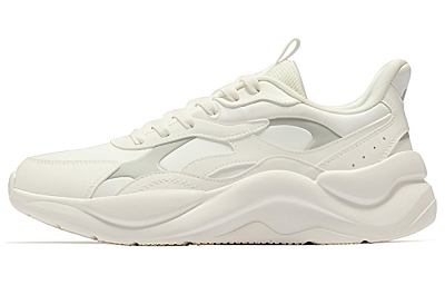 361° Slip Resistant Low Top Sports Casual Shoes Men's Feather White