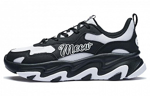 361° Anti Slip Wear Resistant Low Top Casual Shoes Women's Black White