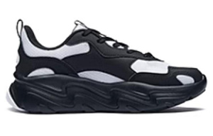 361° Anti Slip Wear Resistant Low Top Casual Shoes Women's Black White 1 2993332