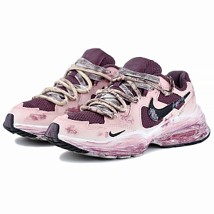 Nike Air Max Fusion Slip Resistant, Abrasion Resistant, Breathable Low Top Running Shoes Women's Red Pink 2 2993338