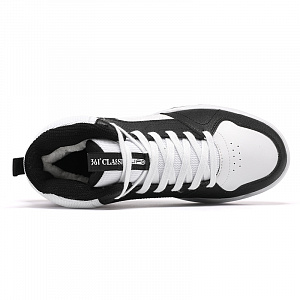361° Life Collection Warm Mid-Top Casual Shoes Women's White Black 1 2993358