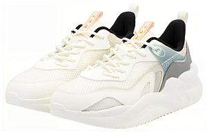 361° Anti Slip Wear Resistant Low Top Casual Shoes Men's White Beige 2 2993395