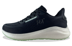 361° Lightweight Low Top Running Shoes Women's Black Green