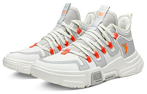 361° Cushioning Anti-Slip And Wear-Resistant Low-Top Basketball Shoes Men's Sail White 3 2993448