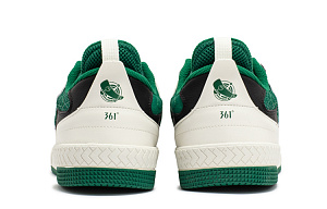 361° Tipping Low-Top Skateboard Shoes Men's White Green 3 2993453