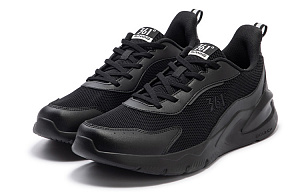 361° Blade Cushioning, Slip Resistant, And Abrasion Resistant Low Top Running Shoes Men's Obsidian Black 2 2993481