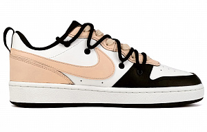 Nike Court Borough 2 Cushioned Wear-Resistant Slip-Resistant Low-Top Skateboard Shoes Women's Flesh 1 2993487