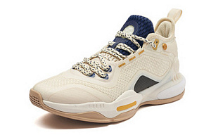 361° AG 2 Aaron Gordon AG2 Wear-Resistant Slip-Resistant Mid-Top Performance Basketball Shoes Men's Beige 1 2993521