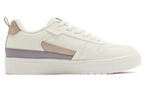 361° Anti-Slip And Wear-Resistant Lightweight Low-Top Skateboard Shoes Women's White Umber 1 2993534