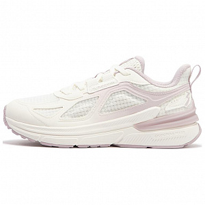 361° Cushioning Wear-Resistant Low-Top Casual Running Shoes Women's White Purple