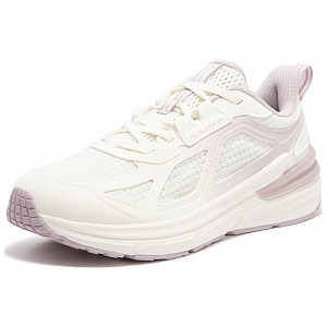 361° Cushioning Wear-Resistant Low-Top Casual Running Shoes Women's White Purple 1 2993592