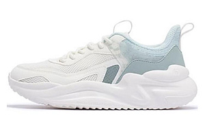 361° Slip-Resistant Low-Top Casual Shoes Women's Light Smoke Green