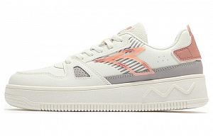 361° Thousand Thoughts Series Thousand Thoughts Anti Slip Wear Resistant Low Top Skateboard Shoes Women's White Gray