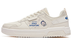 361° QU!KFOAM Non-slip Breathable And Wear-resistant Low-Top Skateboard Shoes Women's Feather White