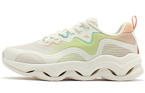361° Outdoor Sports Anti-Slip And Wear-Resistant Breathable Low-Top Running Shoes Women's White Green