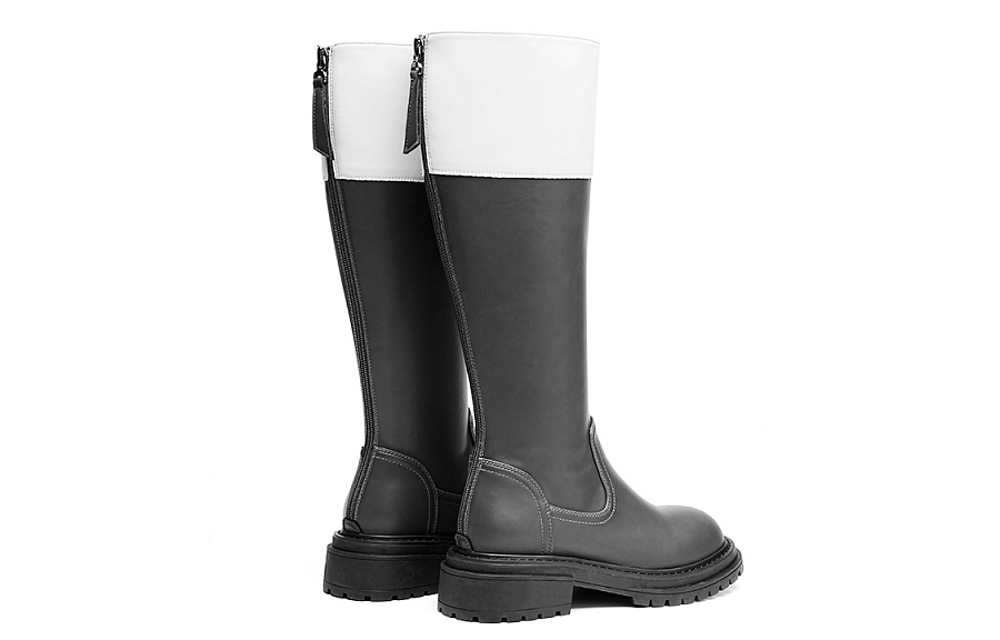 EBLAN Knee high Boots Women's Gray купить в интернет-магазине Yoocart с быстрой доставкой по России.