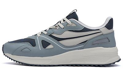 361° Abrasion Resistant Low Top Sports Casual Shoes Men's Smoke Gray