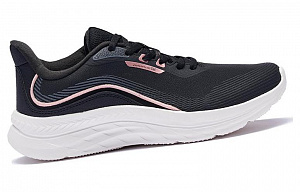 361° Shock Absorbers Slip Resistant Abrasion Resistant Low Top Running Shoes Women's Black 1 2994439