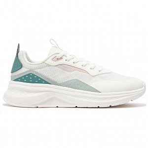 361° Abrasion Resistant Breathable Low Top Casual Running Shoes Women's White Green 1 2994507