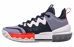 361° Anti-Slip Wear-Resistant Low-Top Basketball Shoes Men's Invisible Gray Black
