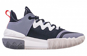 361° Anti-Slip Wear-Resistant Low-Top Basketball Shoes Men's Invisible Gray Black 1 2994515