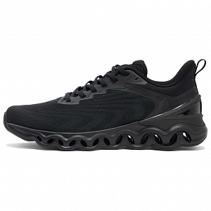 361° Cushioned Wear-Resistant Breathable Low-Top Running Shoes Men's Black