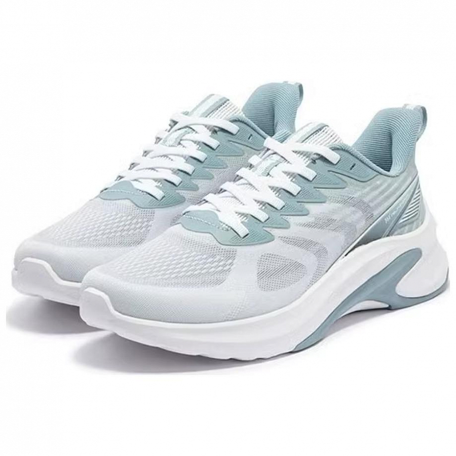 361° Fangya SE Anti-Slip Wear-Resistant Low-Top Casual Running Shoes Men's White Blue