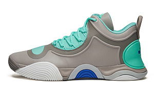 EQLZ EQUALIZER Cushioning Anti-Slip And Wear-Resistant Coverage Low-Top Basketball Shoes Men's Gray Green